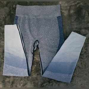 Pink By Victoria Secret Seamless Blue Gradient Leggings